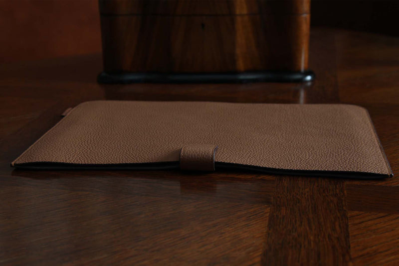 Atelier/C  'SLIM' Leather Sleeve for MacBook Pro 14 inch  'TAN'