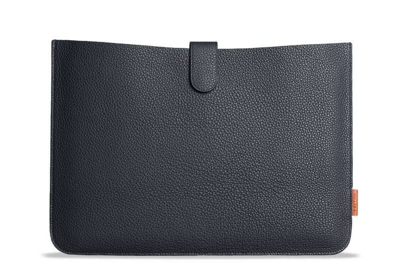 Atelier/C  'SLIM' Leather Sleeve for MacBook Pro 14 inch  'NAVY'