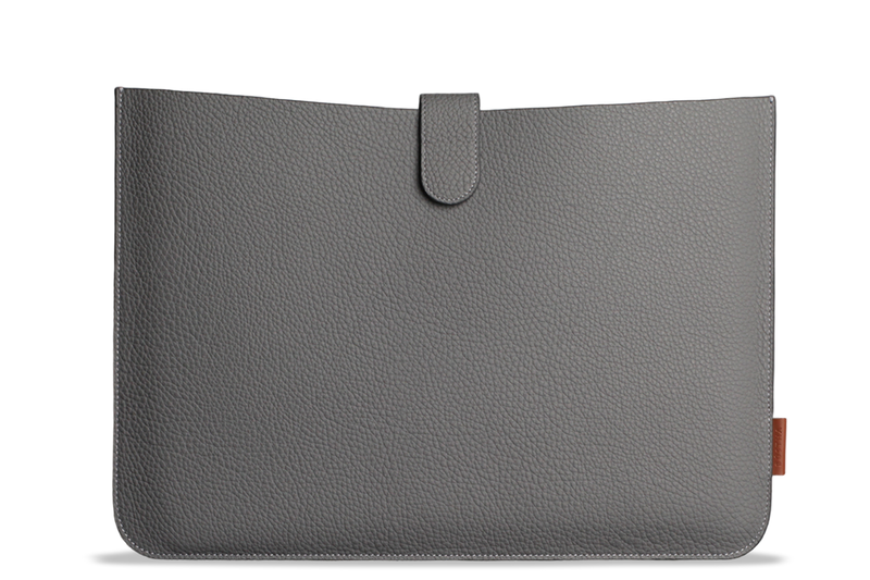 Atelier/C  'SLIM' Leather Sleeve for MacBook Pro 14 inch  'STONE'