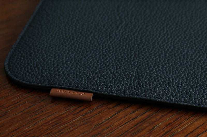 Atelier/C  'SLIM' Leather Sleeve for MacBook Pro 14 inch  'NAVY'