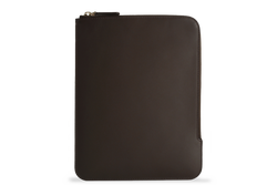 Earth/C 'Zip Folio' Leather Sleeve for iPad 'MOCHA'