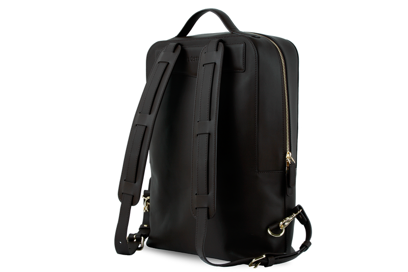 Earth/C 'Downtown X' Leather Backpack 'MOCHA'