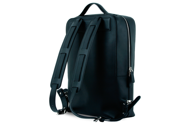 Earth/C 'Downtown X' Laether Backpack 'NOIR'