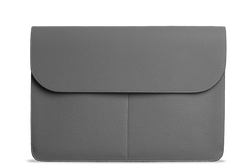 Atelier/C 'FLAP' Leather Hand Bag for MacBook 13 & 14 inch 'STONE'